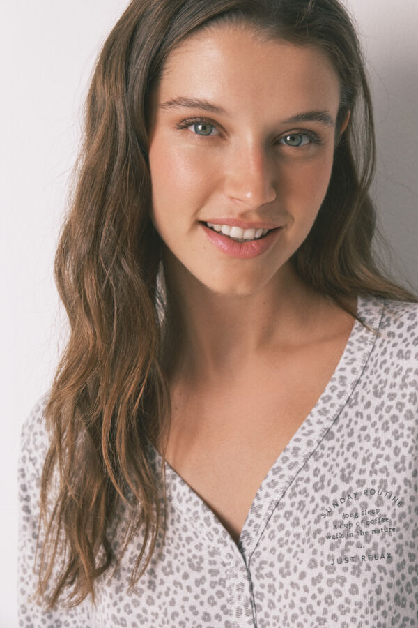 Women'secret camisón corto blanco