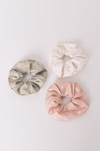 Women'secret Pack de 3 gomas para el pelo multicolor