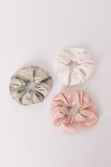 Womensecret Pack de 3 gomas para el pelo multicolor estampado