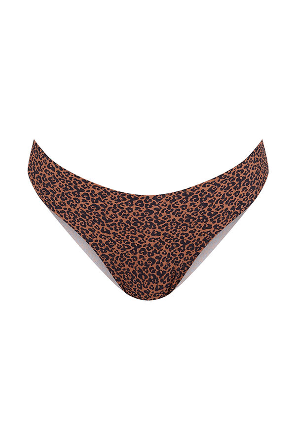 Womensecret Pack 3 panties brasileños microfibra leopardo kaki