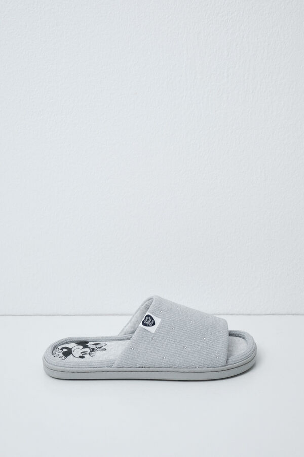 Women'secret Pantunflas Minnie Mouse gris gris
