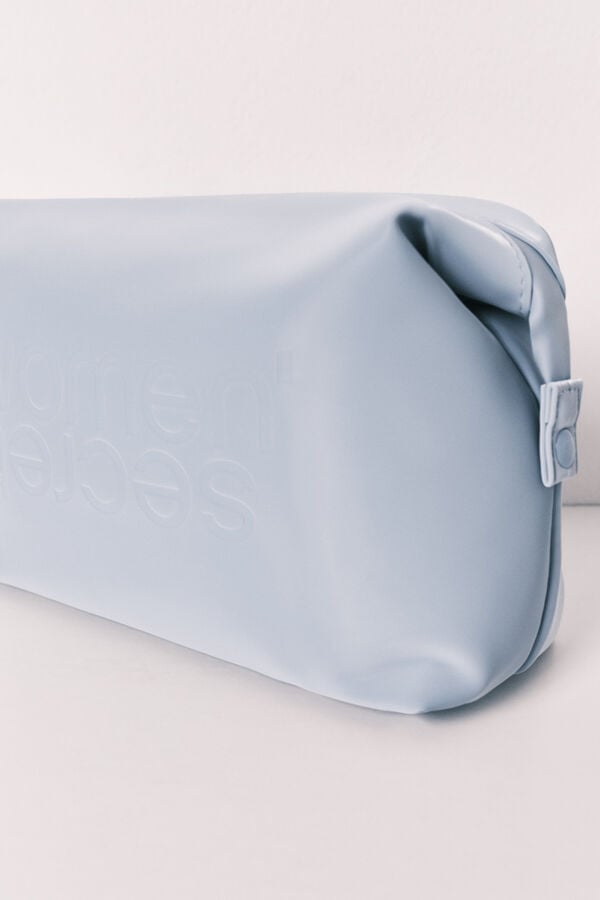 Women'secret Neceser mediano de goma azul azul