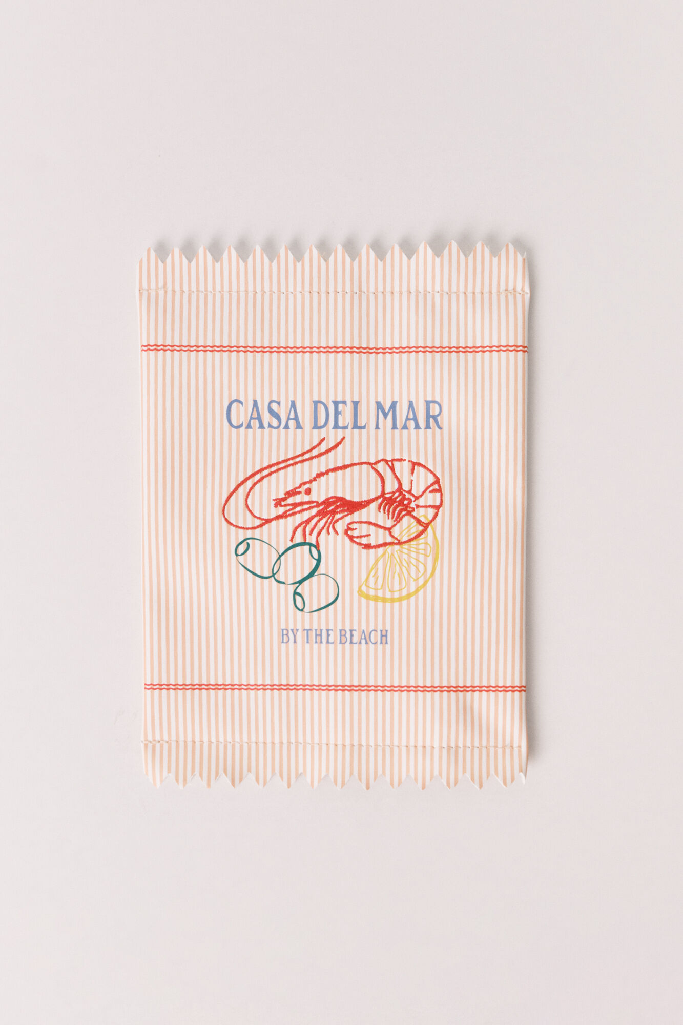 Women'secret Monedero de rayas naranja