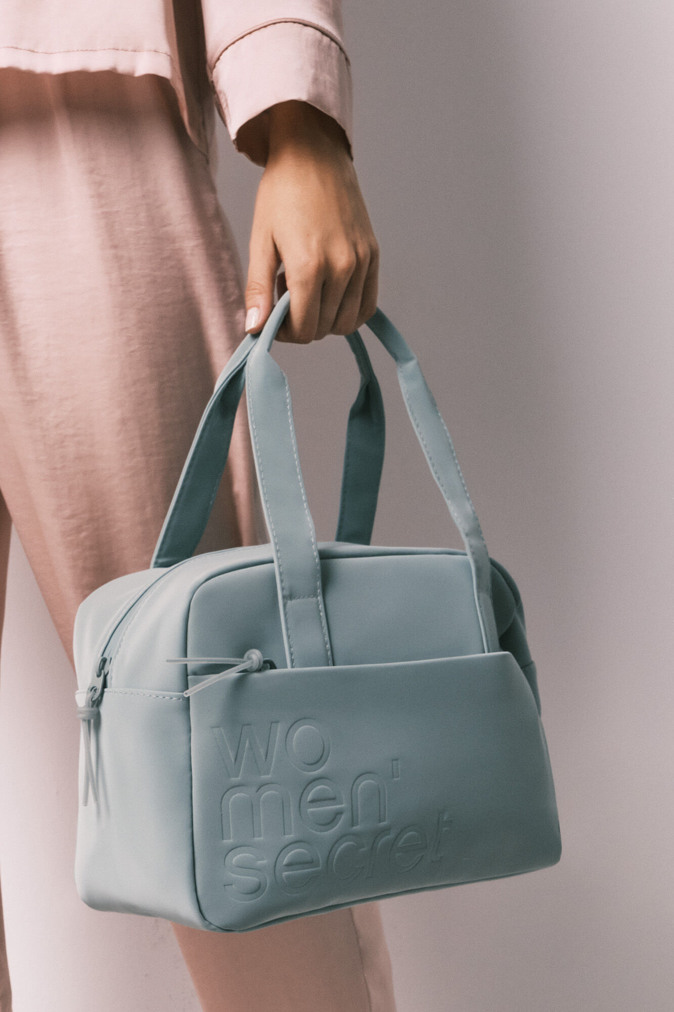 Women'secret Neceser grande tipo malet&iacute;n con asas azul