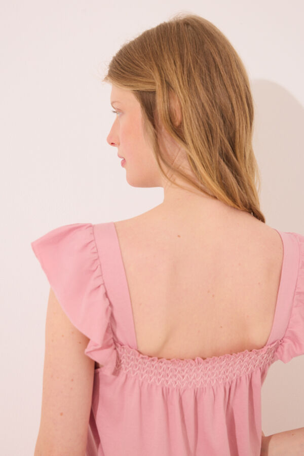 Womensecret Camisón rosa "premamá"  rosa