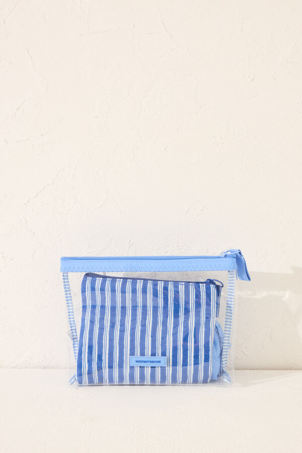 Womensecret Estuche de neceser azul Garfield estampado
