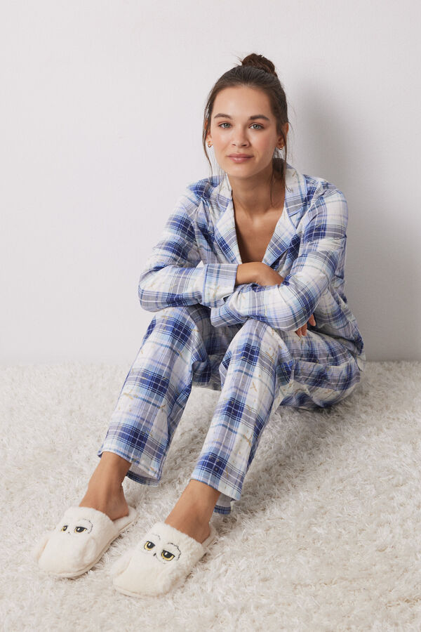 Womensecret Pantuflas Hedwig Harry Potter marfil