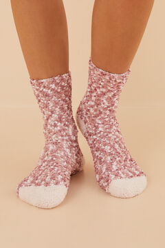 Womensecret Calcetines pelo rosa rosa