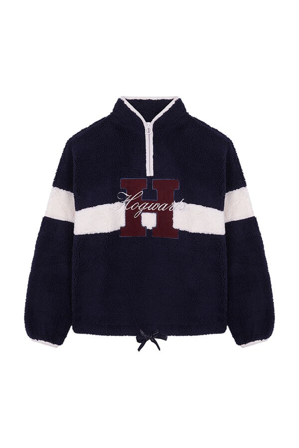 Womensecret Sudadera Harry Potter borreguito azul marino azul