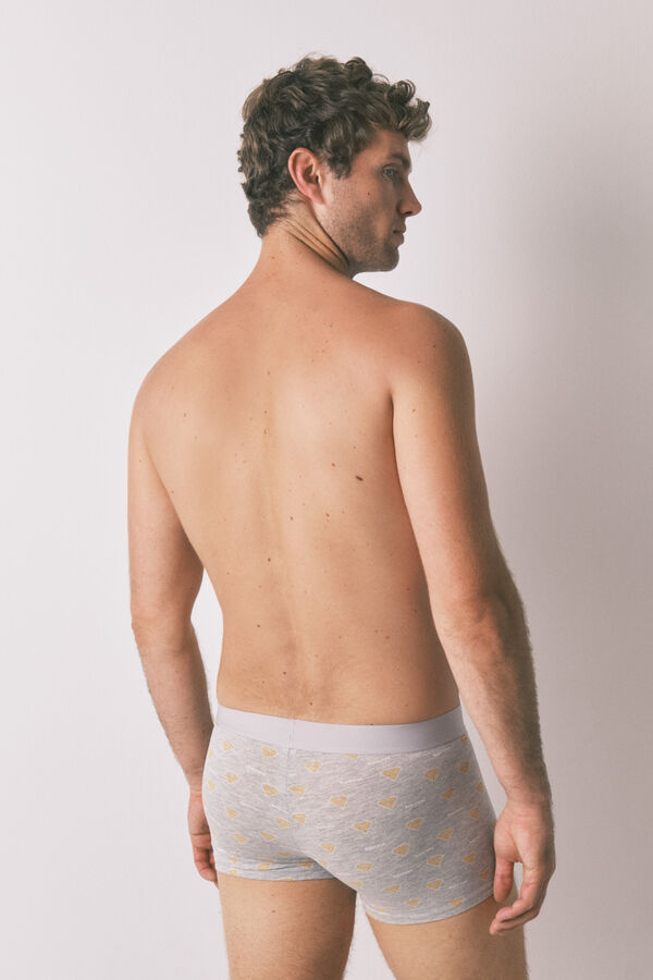 Womensecret Pack de 2 boxer grises de Superman gris