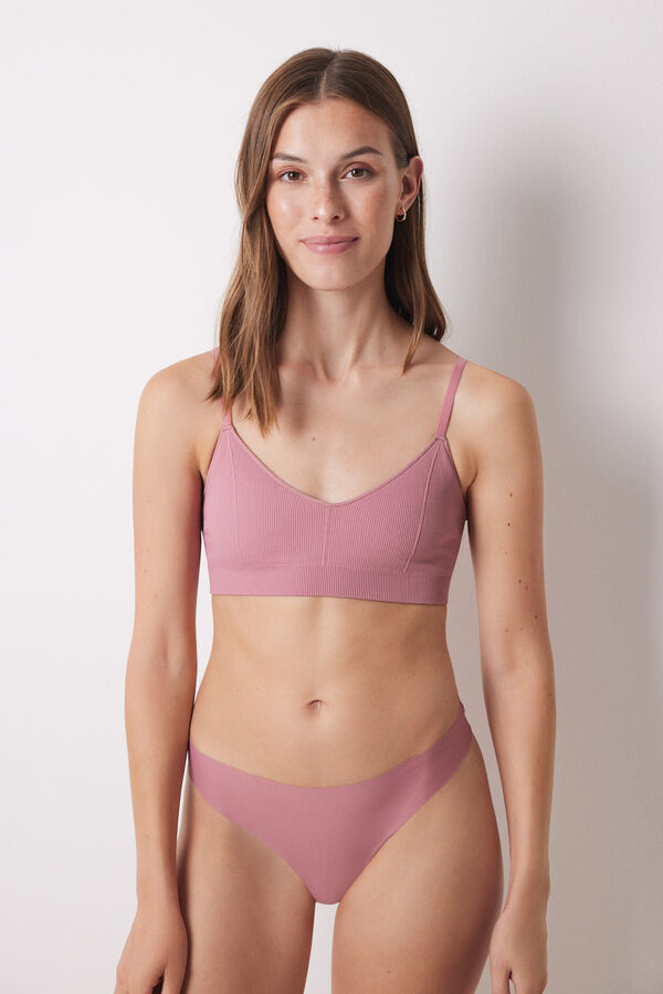 Womensecret Pack 3 panties clásicos microfibra rosa rosa