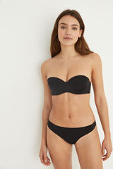 Womensecret Tanga invisible microfibra negro