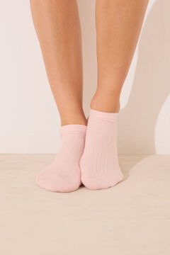Womensecret Pack de 5 calcetines short en colores pastel estampado
