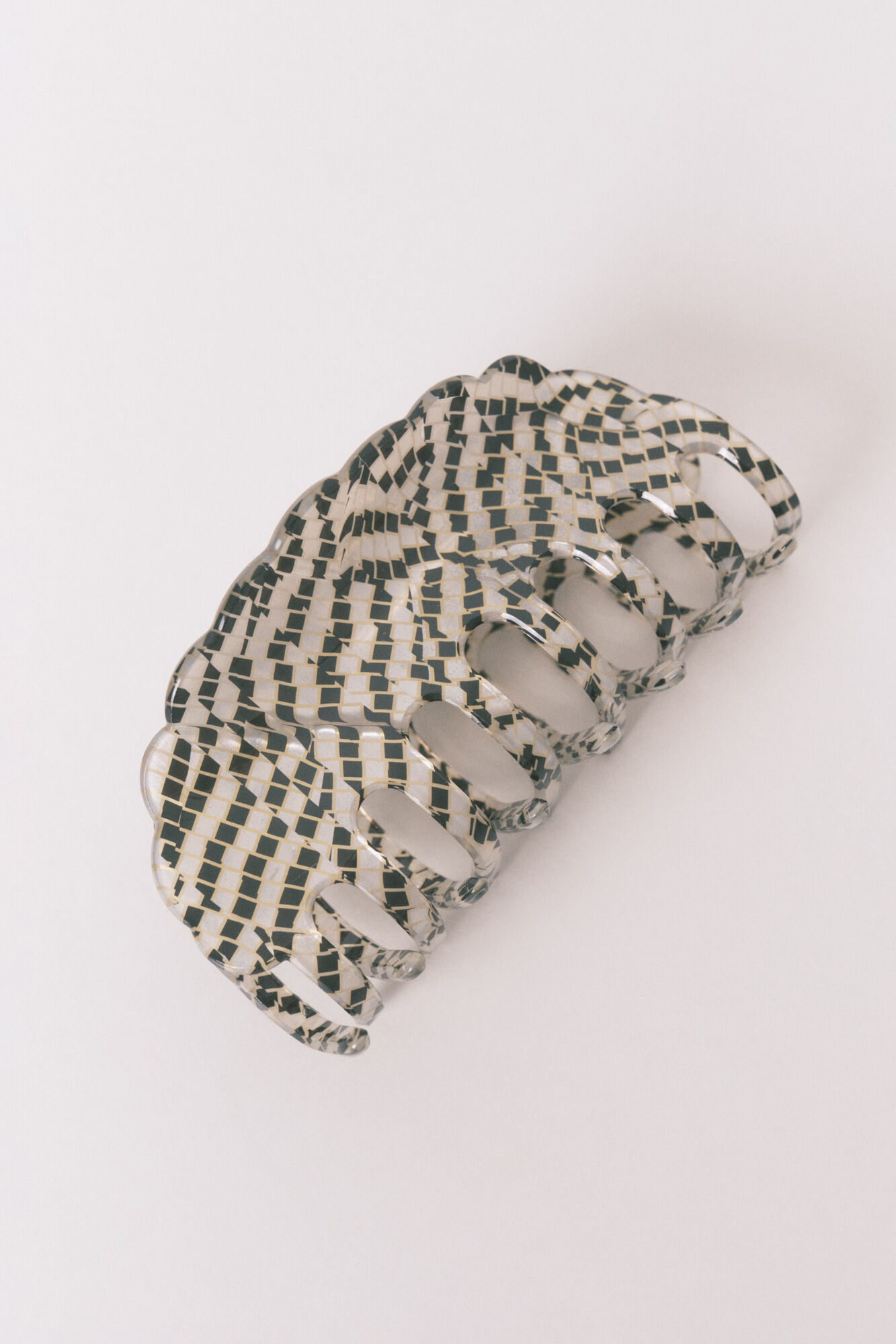 Women'secret Clip con efecto jaspeado y estampado de cuadros