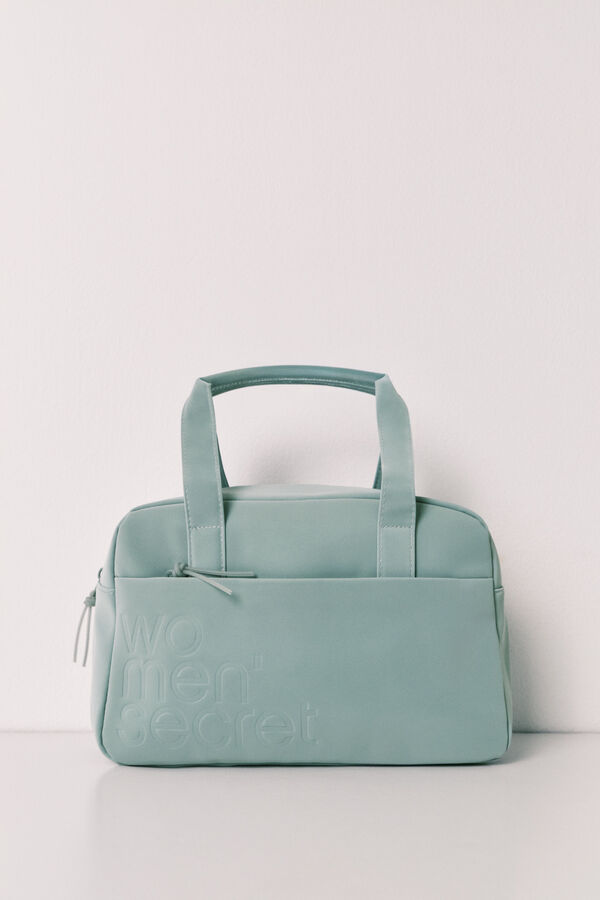 Women'secret Neceser grande tipo malet&iacute;n con asas azul azul
