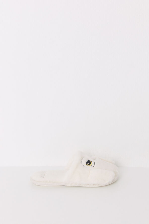 Womensecret Pantuflas Hedwig Harry Potter marfil