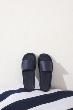 Womensecret Chanclas con pala en color azul marino azul