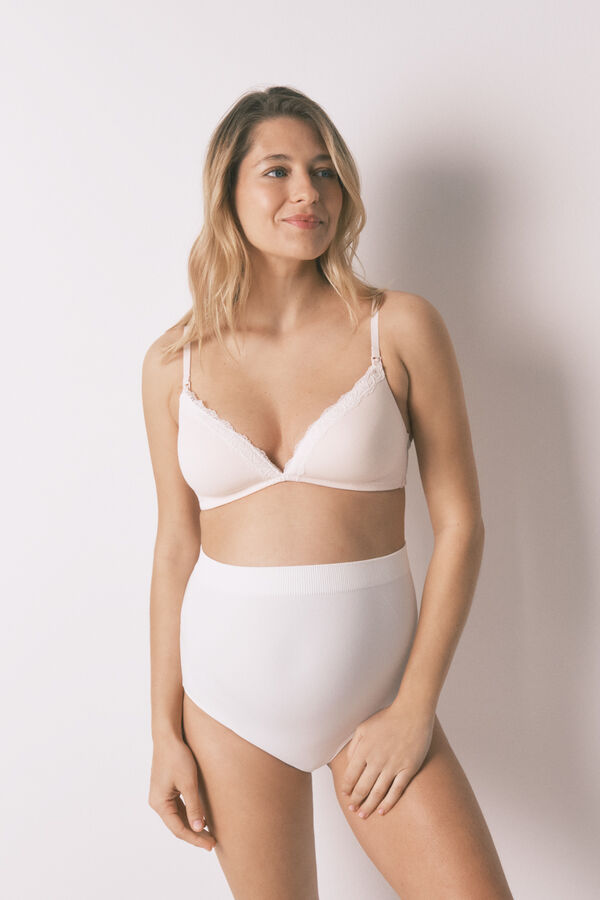 Women'secret Brasier maternity triangular con relleno rosa CHARMING rosa