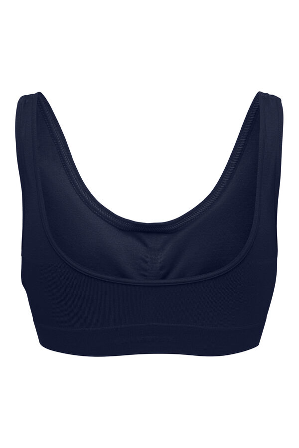 Only Play Brasier deportivo sin costuras de mariposa. azul