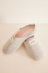 Womensecret Pantuflas plantilla extraíble gris gris