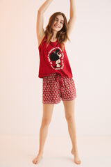 Womensecret Pijama corta 100% algodón Mafalda rojo rojo
