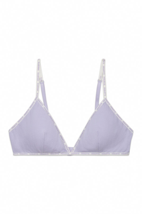HI&BYE Brasier triangular lila morado/lila