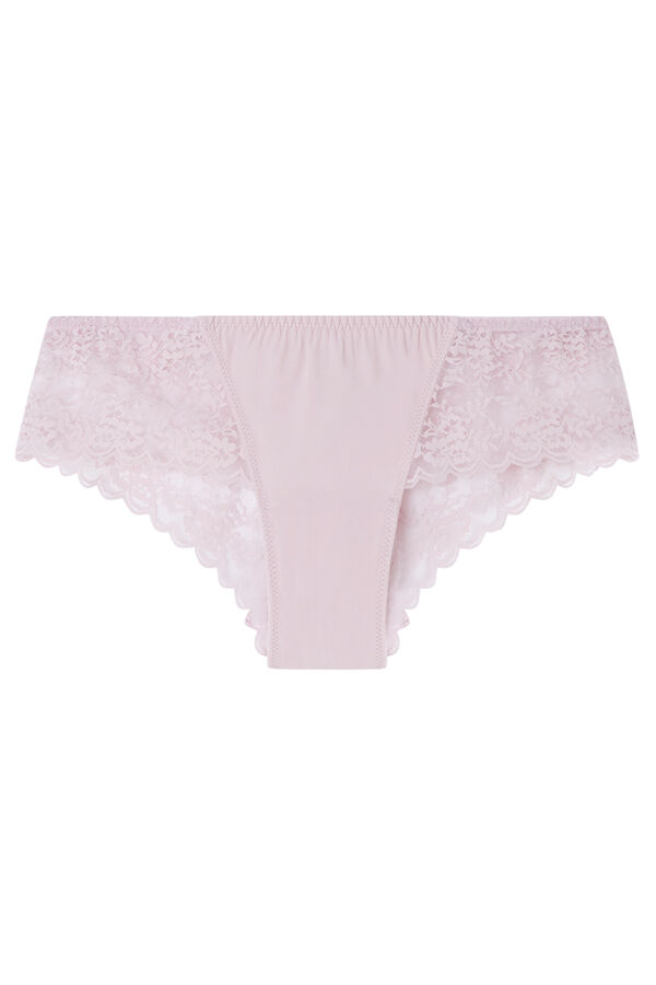 Womensecret Panty brasileño ancha rosa rosa
