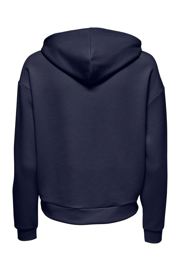 Only Play Sudadera básica con capucha azul
