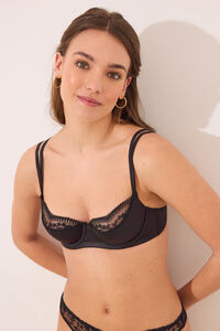 Womensecret Brasier clásico BEAUTIFUL encaje negro negro