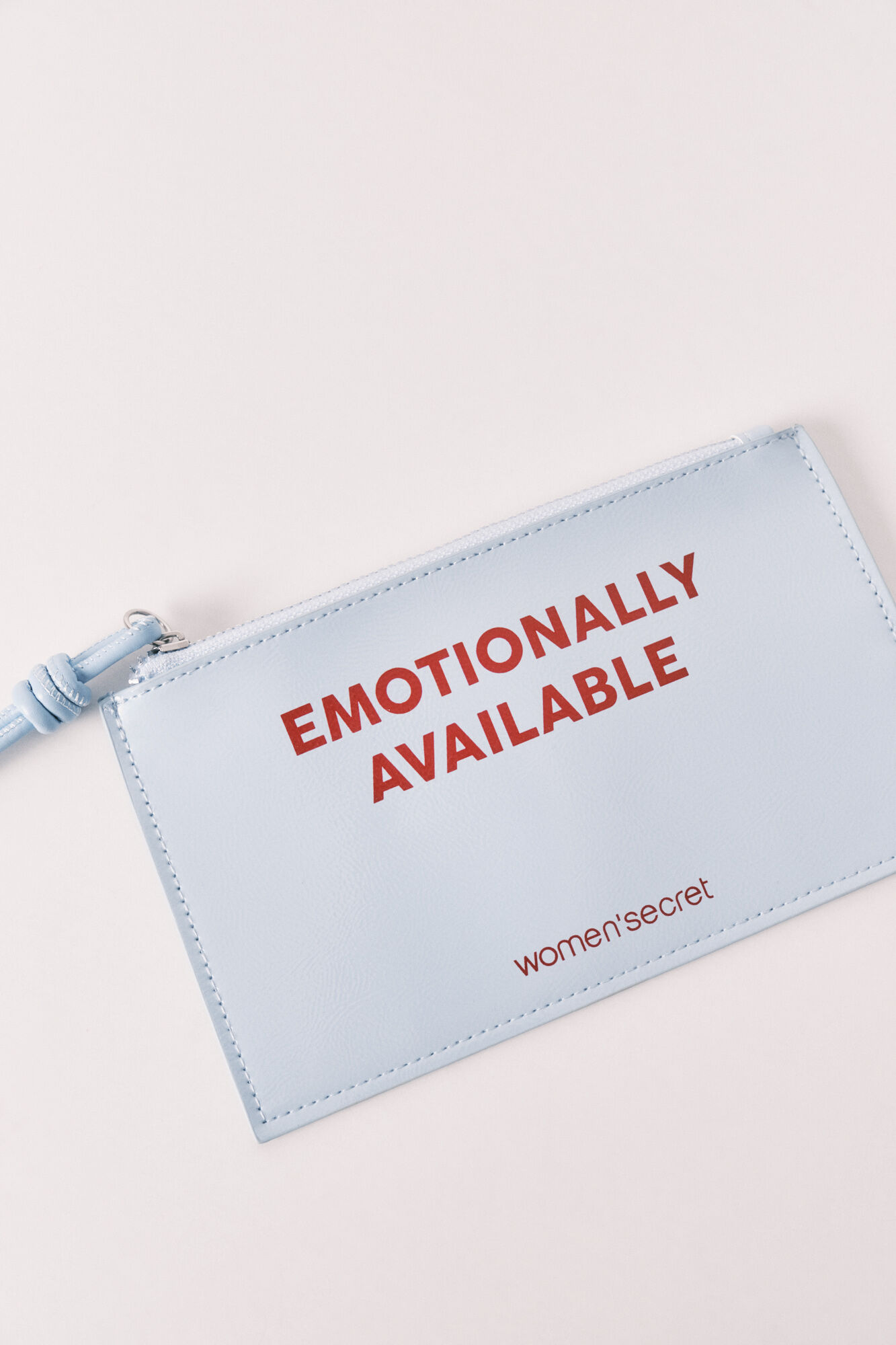 Women'secret Monedero mini de charol azul