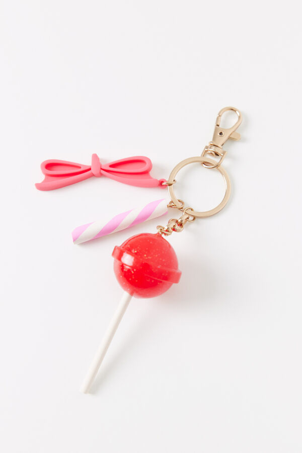 Womensecret Llavero accesorios rosa lolipop estampado