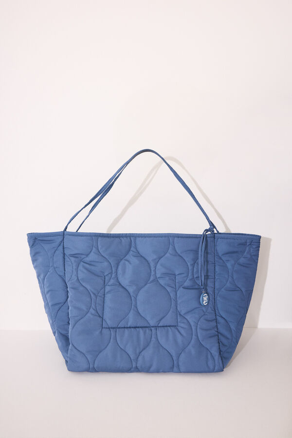 Womensecret Bolsa grande reversible , bolsa azul