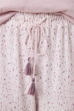 Womensecret Pantalón skinny súper soft animal print rosa