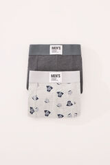 Womensecret Pack de 2 boxer de algodón de Star Wars gris