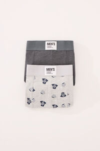 Womensecret Pack de 2 boxer de algodón de Star Wars gris