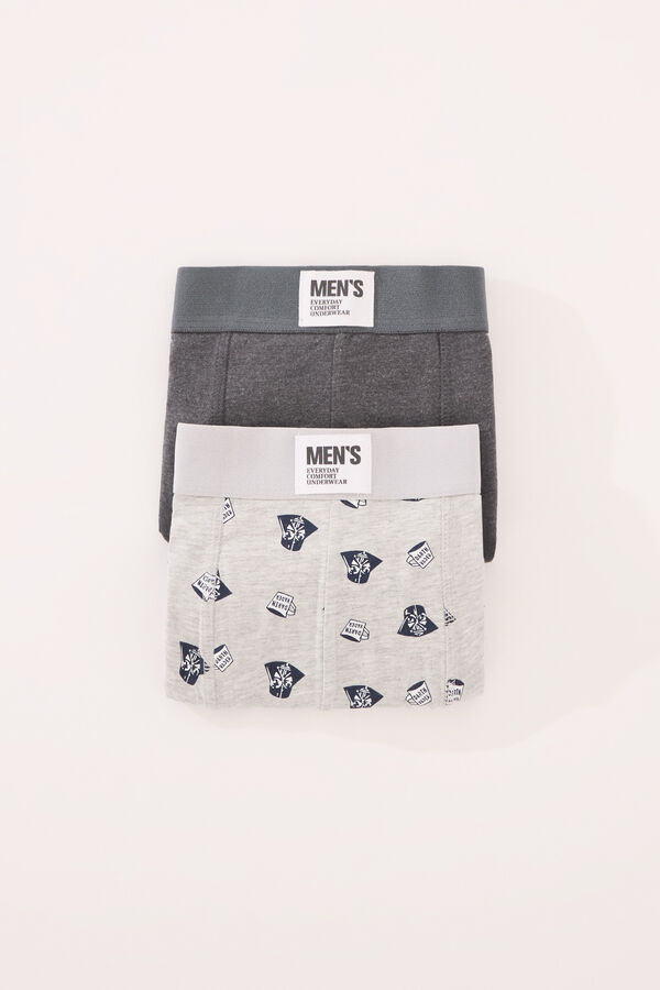 Womensecret Pack de 2 boxer de algodón de Star Wars gris