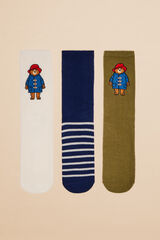 Womensecret Pack 3 calcetines algodón Paddington estampado