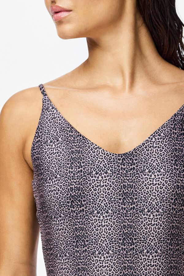 Pieces Traje de ba&ntilde;o de tirantes negro