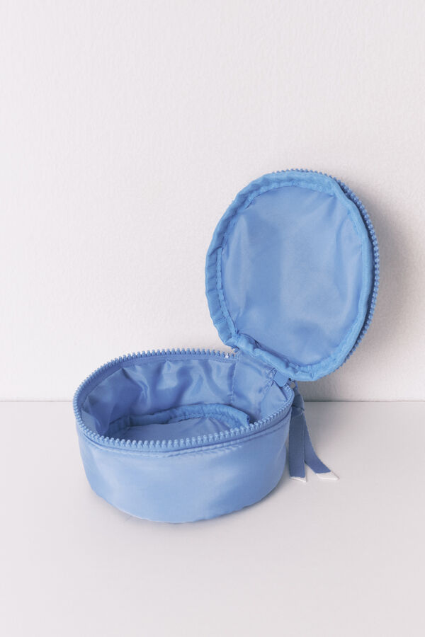 Women'secret Pequeño neceser redondo de Snoopy azul