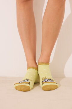 Womensecret Pack de 3 calcetines short Garfield estampado