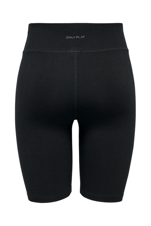 Only Play Pantal&oacute;n legging de algod&oacute;n motera negro