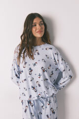 Women'secret Pijama larga de Snoopy s&uacute;per suave estampado