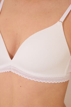 Womensecret BEAUTIFUL Brasier clásica con relleno de algodón color brasier marfil