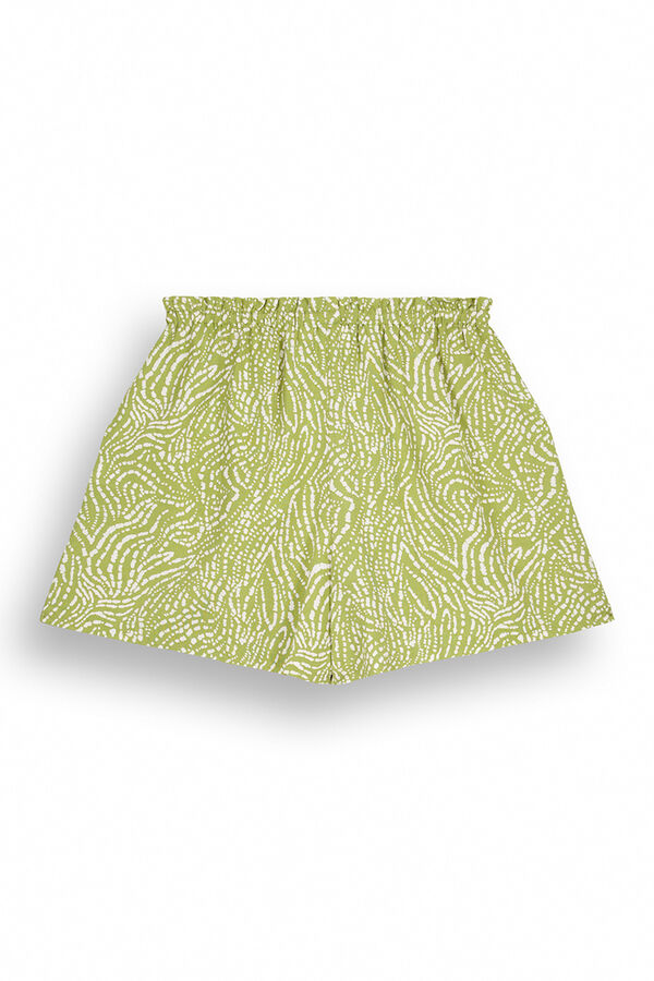 Womensecret Short verde estampado étnico  estampado