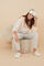 Womensecret Pijama largo borreguito y polar multicolor estampado