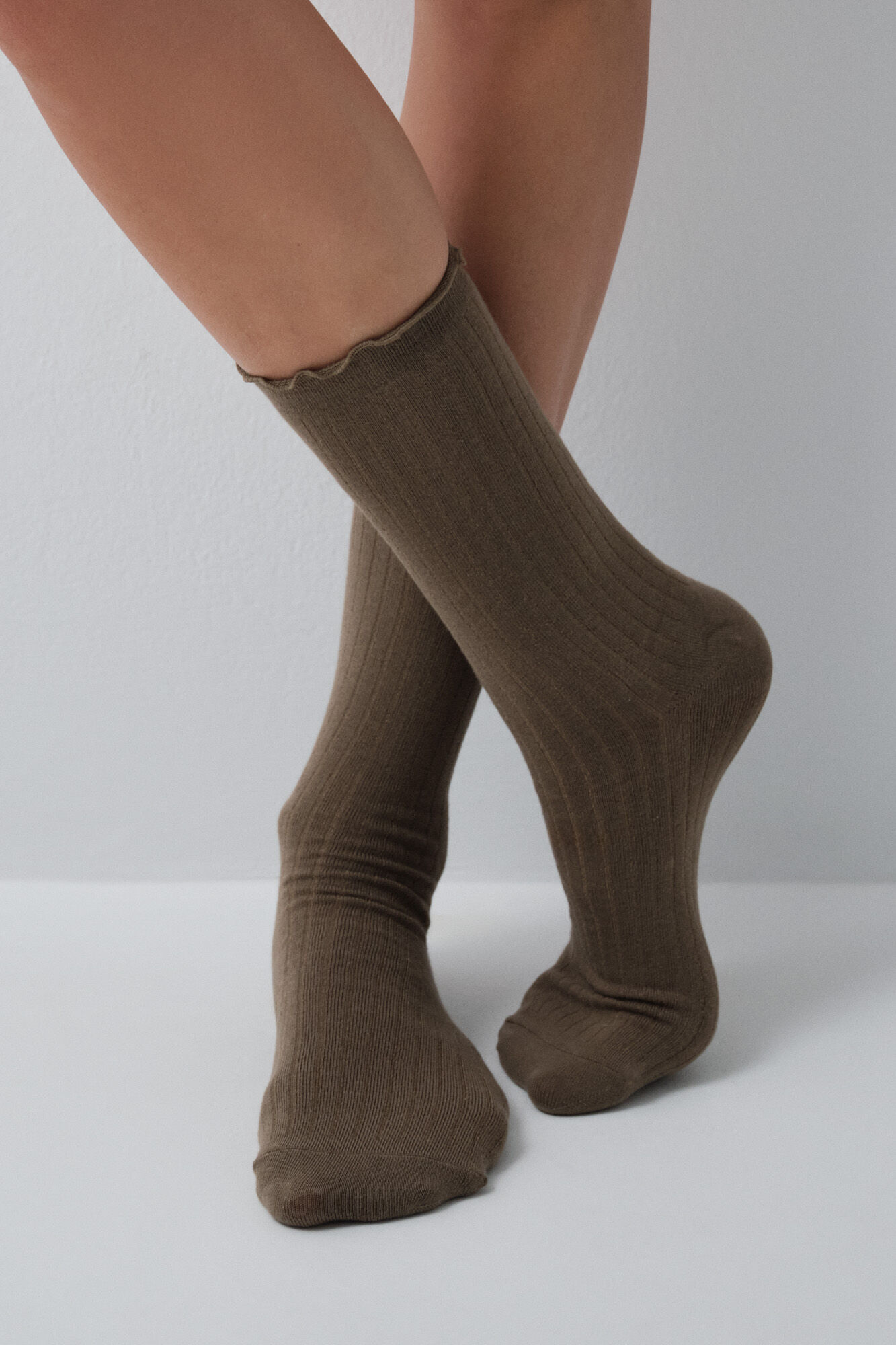 Women'secret Pack 3 calcetines largos verdes lurex