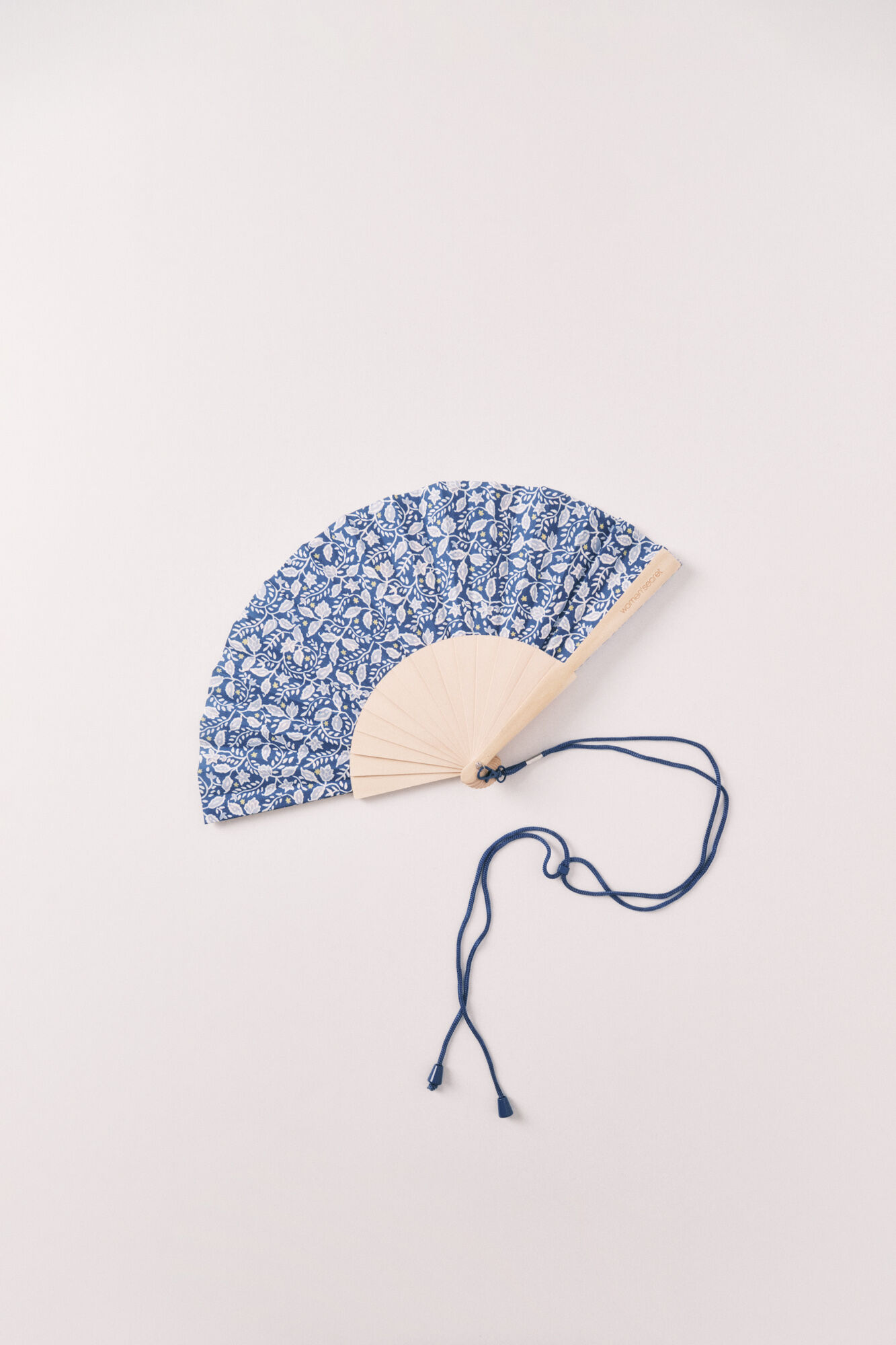 Women'secret Abanico estampado floral azul