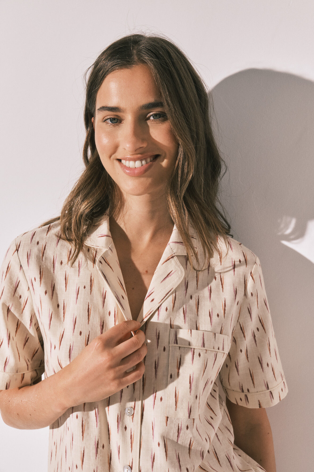 Women'secret Pijama larga camisera ikat
