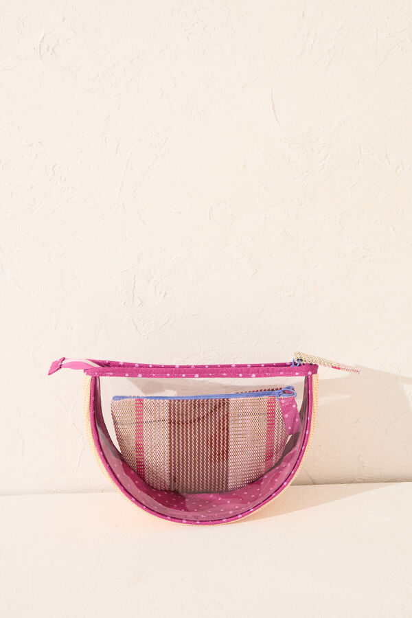 Womensecret Pack de neceseres con estampado multicolor estampado