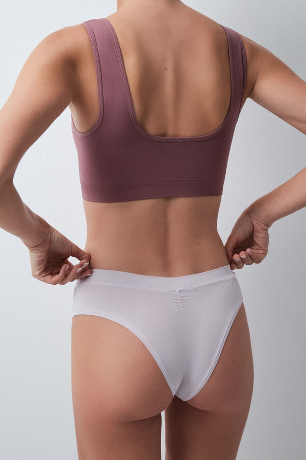 Women'secret Braga ancha brasile&ntilde;a frunce rosa rosa